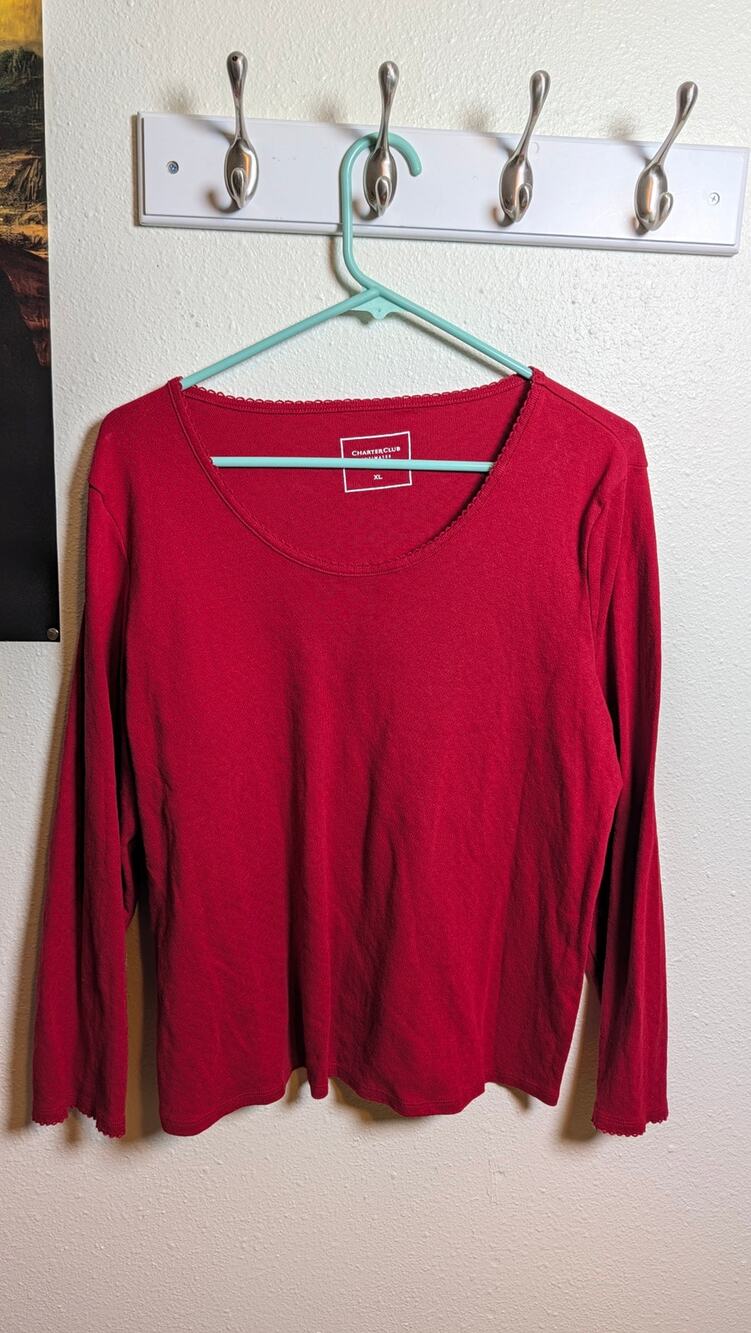 Charter Club Intimates Women's Sleepwear Top Size XL